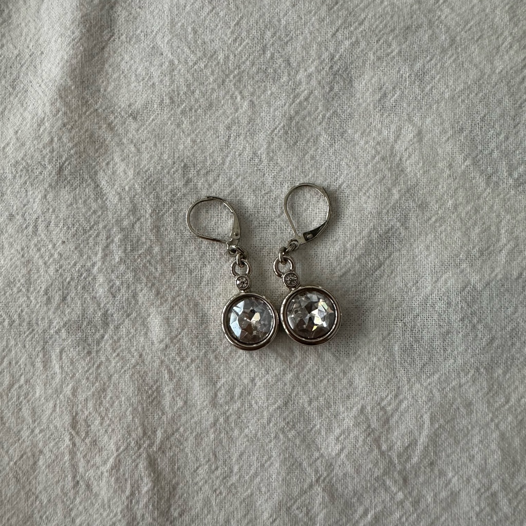 Elegant Whbm Silver Drop Earrings